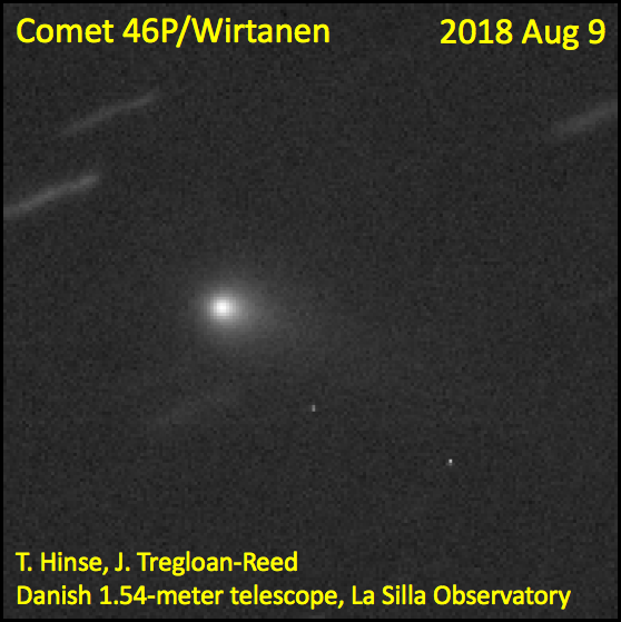 Aug
9 image of comet 46P/Wirtanen