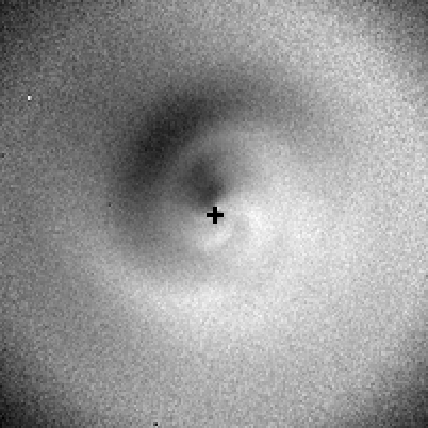 CN spirals in comet Hale-Bopp